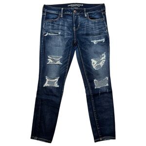 American Eagle Super Stretch Super Low Jeggings size 14S